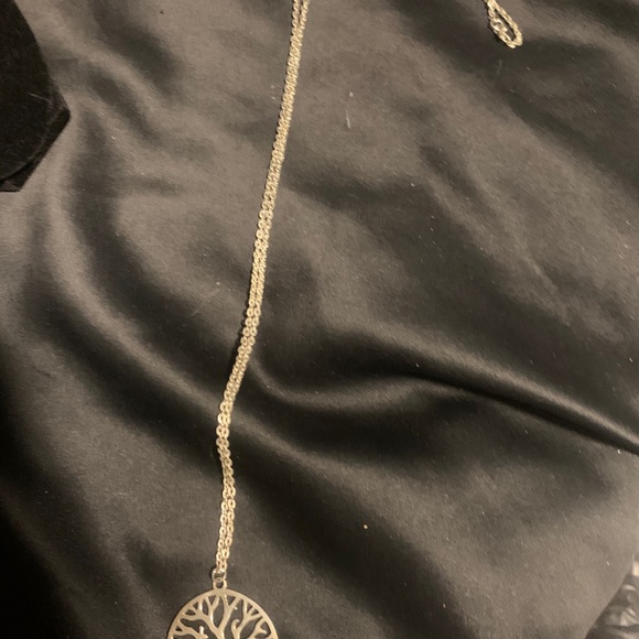 .925 Silver Large Tree of Life Necklace - Picture 3 of 3